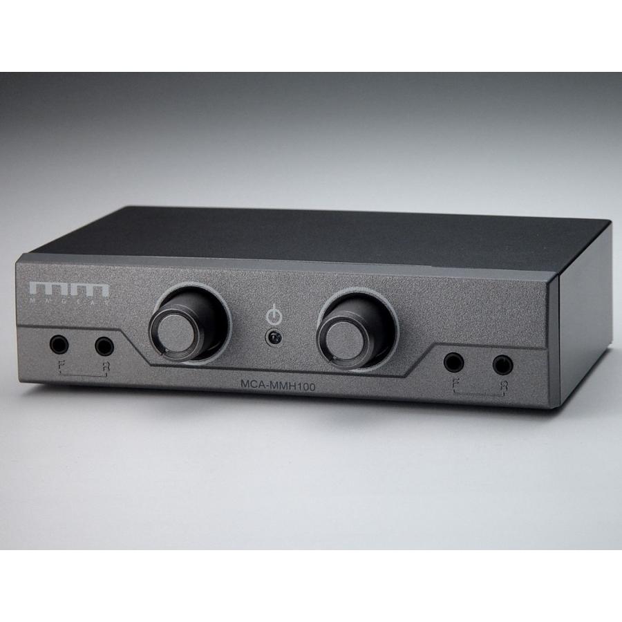 【新品】 4ch入力対応の高音質ヘッドフォンアンプ MMGEAR MCA-MMH100 GRAY スプリッタ機能搭載 各オーディオ機器対応 | LGエレクトロニクス