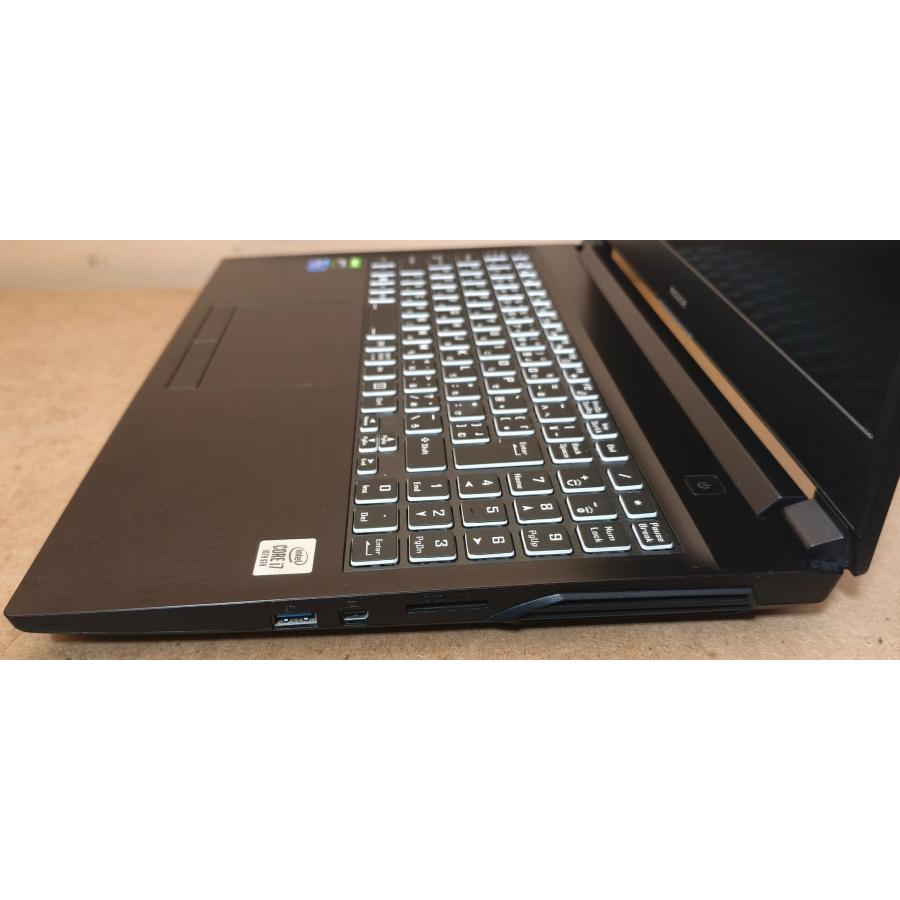 美品】Mouse G-TUNE E5-CML Core i7-10750H 8GB メモリ 512GB SSD