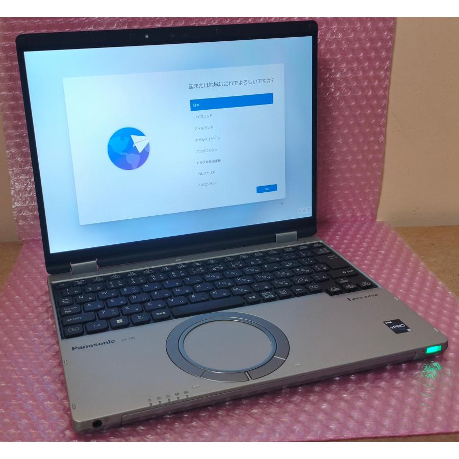 【美品】Panasonic Let's CF-QR4RFAAS SIM カームグレイ i5-1345U 16GB 256GB SSD 12.4型 1920x1280 タッチ [1390H]の画像