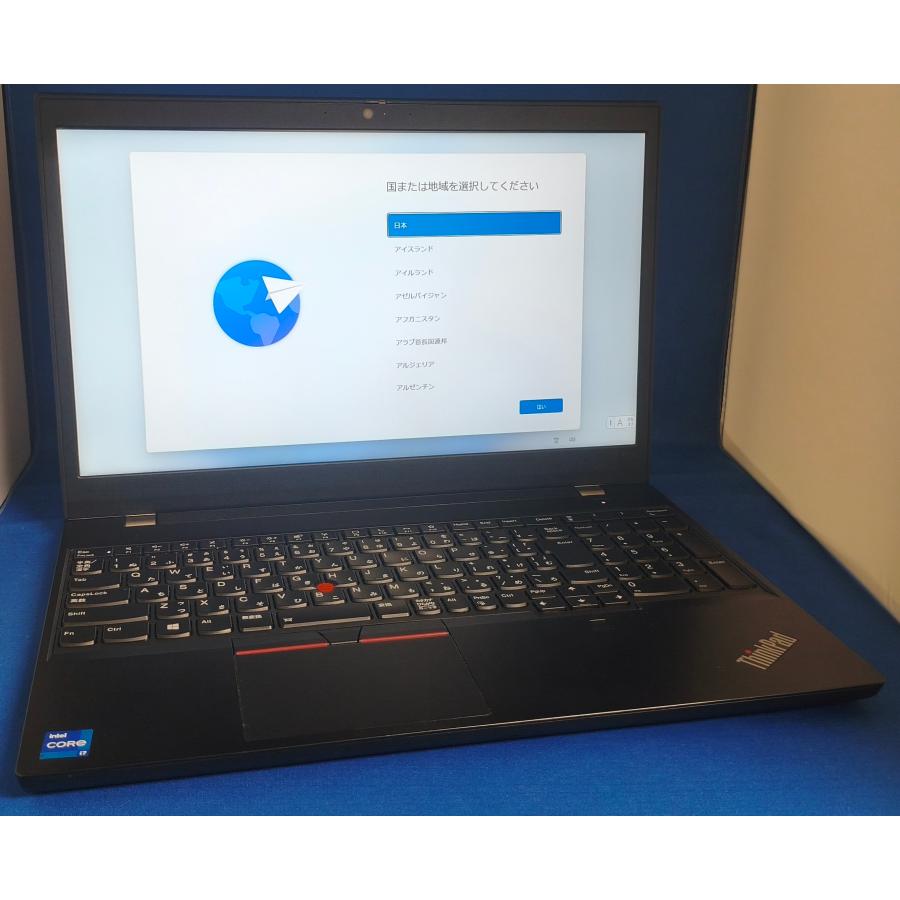 ThinkPad P 【美品】Lenovo P15V Gen2i Core i7-11800H 16GBメモリ