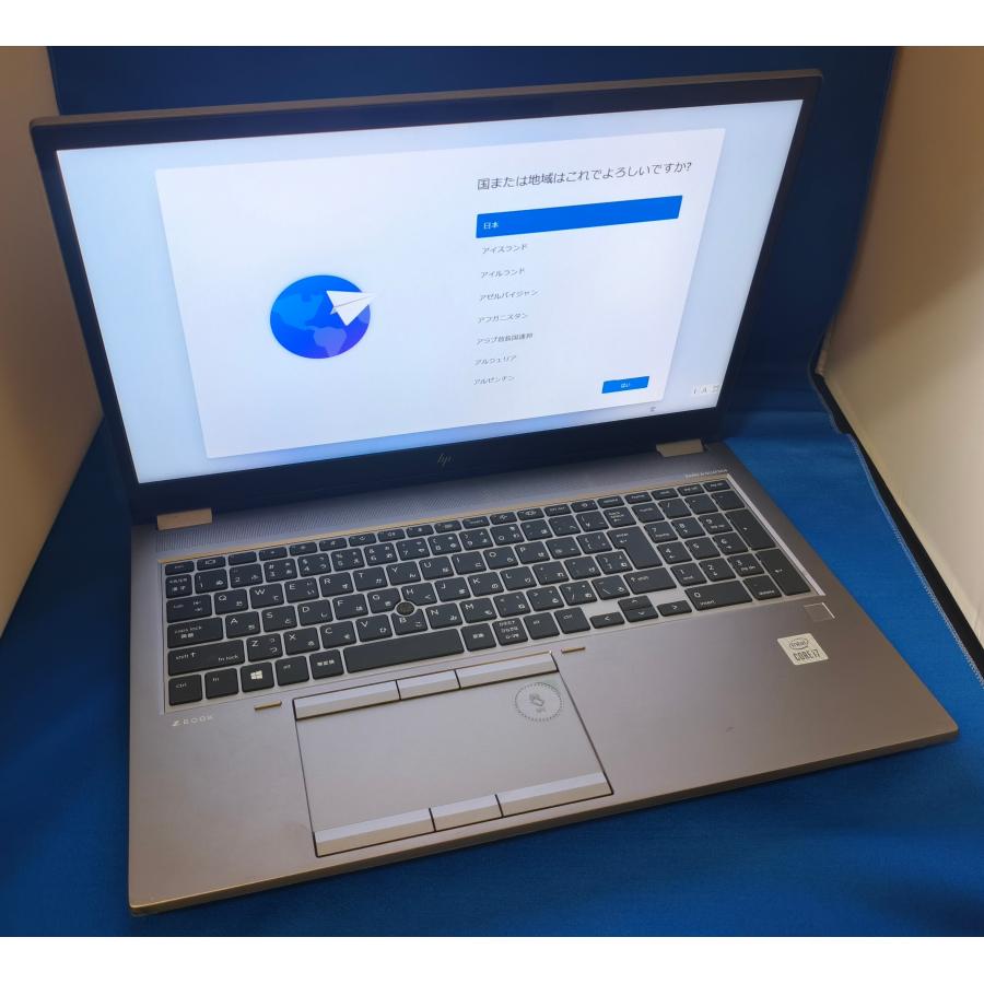 日本HP 【10世代Core i7】HP Zbook Fury15 G7 i7-10750H 大容量メモリ