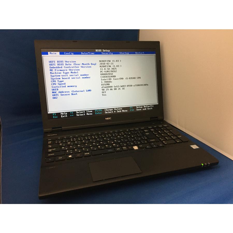 VersaPro 【訳有セール】NEC VJM17D-2（i5-8350U / HDD 500GB メモリ 