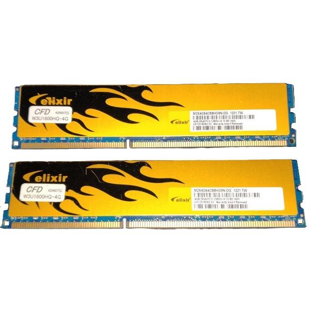 (未使用･未開封品)　CFD販売  デスクトップPC用メモリ PC-12800(DDR3-1600) 4GB×2枚 240pin DIMM (無期限保証) (Elixirシリーズ) W3U1600HQ-4G 7z28pnb Amazon | CFD販売 デスクトップPC用メモリ DDR3-1600 (PC3-12800