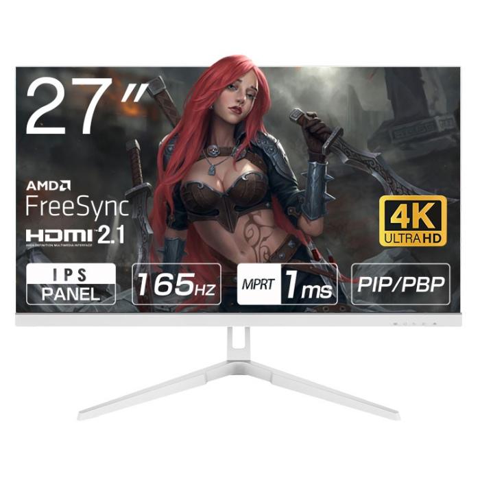 WIS ウィズ 27V型 UHD 165Hz ゲーミングモニター 27U165JPW : PC