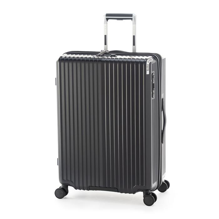 A.L.I ハードキャリーケース Solid Knight ソリッドナイト 5〜7泊 75L〜86L ALI-075-24W-MBK マットブラック アジア・ラゲージ スーツケース 手荷物預け無料サイズ 拡張機能搭載 前輪ストッパー 10年保証 アジア・ラゲージ A.L.I ハードキャリーケース Solid Knight ソリッド