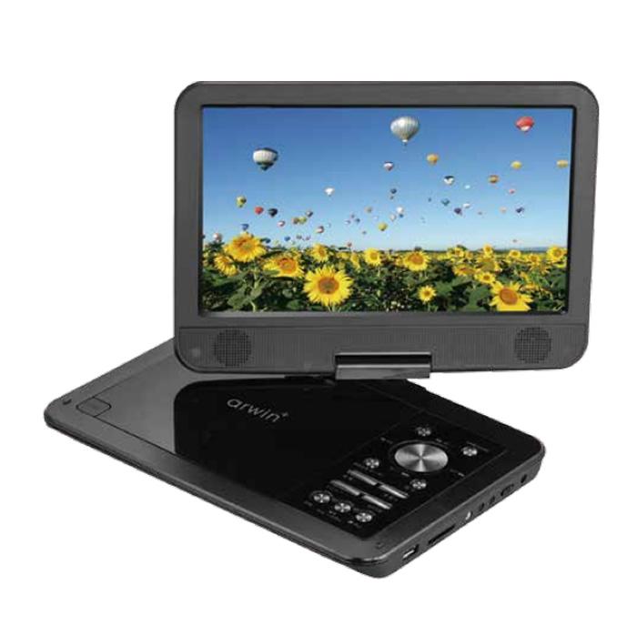 アーウィン arwin 10.1型 ポータブルDVD＆マルチプレーヤー Arwin アーウィン 10.1インチ ポータブルDVDプレーヤー APD
