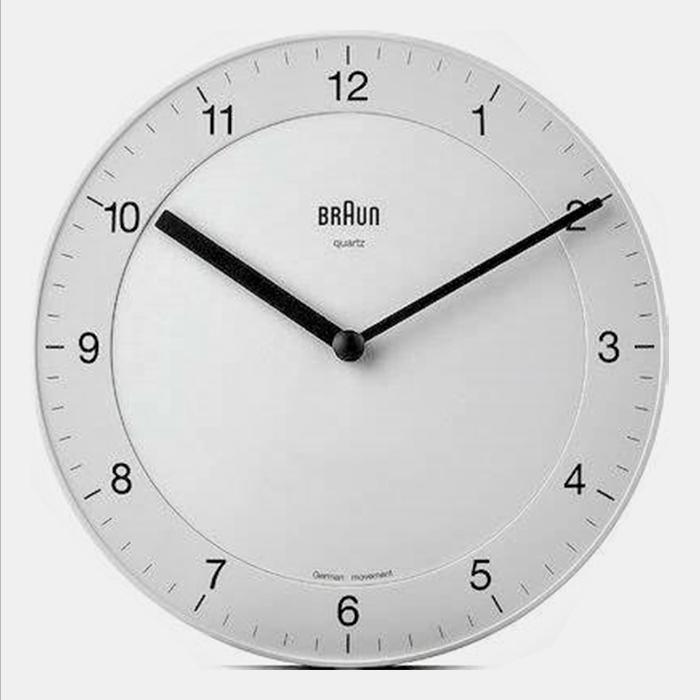 ブラウン クロック 壁掛け時計 Wall Clock BC06W アナログ ウォールクロック BRAUN｜pc-akindo-y