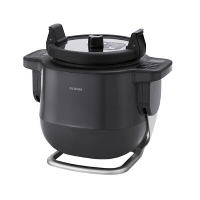 アイリスオーヤマ　シェフドラム　DAC-IA2-H CHEF DRUM 自動調理鍋 4.5L DAC-IA2-H グレー H290390F