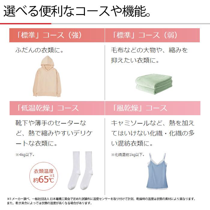 日立（HITACHI） 衣類乾燥機 乾燥容量6kg DE-N60HV-W ピュアホワイト