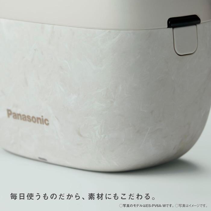 パナソニック リニアシェーバー ラムダッシュ パームイン 5枚刃 ES-PV6A-K マーブルブラック Panasonicの画像