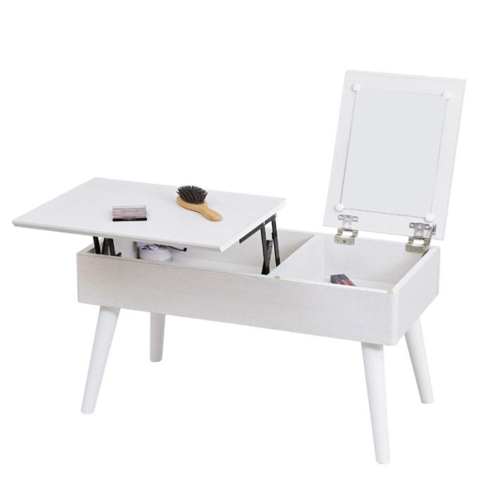 ドレッサーテーブル　ホワイト JK-PLAN JKプラン 昇降式テーブルドレッサー リフティング