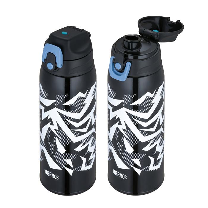 THERMOS（サーモス） 真空断熱2ウェイボトル 800ml ブラックイエロー