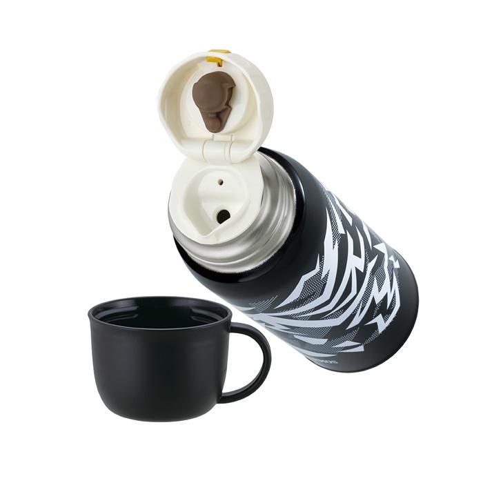 THERMOS（サーモス） 真空断熱2ウェイボトル 800ml ブラックイエロー