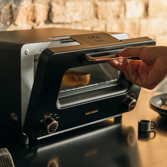 バルミューダ ザ・トースター プロ BALMUDA The Toaster Pro サラマンダー機能付き スチームトースター K11A-SE-BK ブラックの画像