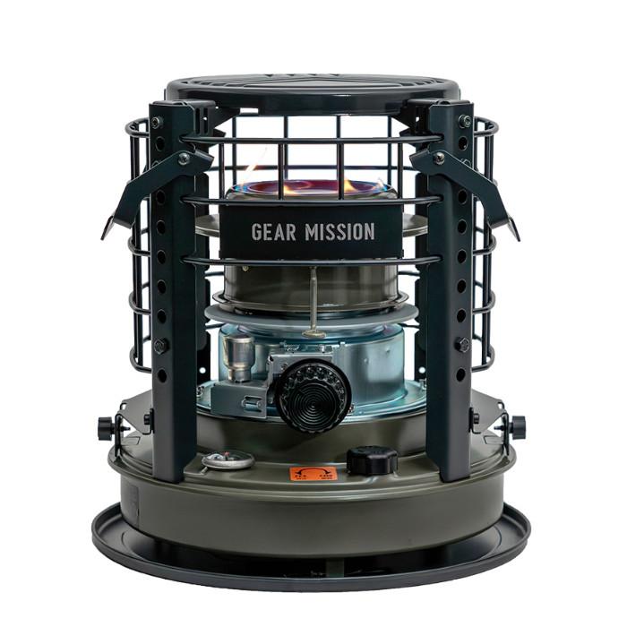 トヨトミ 煮炊き暖房用石油こんろ K3-GM1(G) COOLONG STOVE GEAR MISSION トヨトミ 煮炊き暖房用石油こんろ K3-GM1-G オリーブ