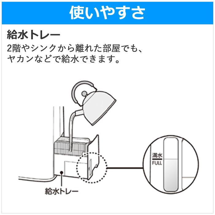 シャープ 加湿清浄機 KI-RS40-W 畳数～10畳 花粉 消臭 ウイルス プラズマクラスター シャープ 加湿空気清浄機 KI-RS40-W ホワイト系