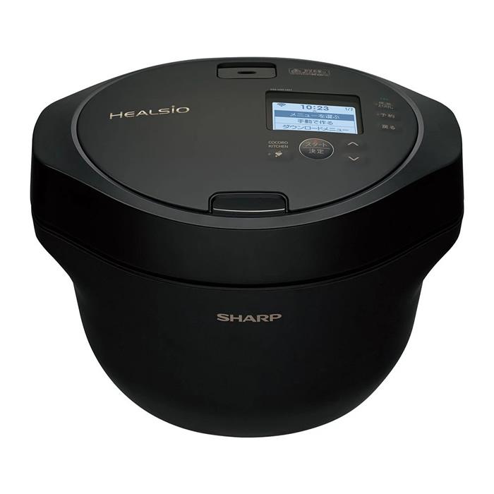 SHARP　水無し調理機　KN-HW16H-B ブラック系 ヘルシオ ホットクック シャープ 電気無水鍋 1.6L KN-HW16H-B