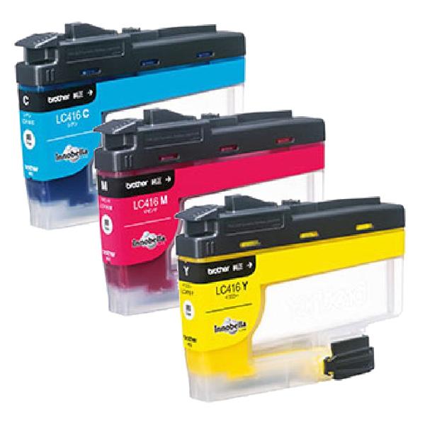 【セット】ブラザー brother 純正 インクカートリッジ 3色セット LC416 C/M/Y LC416COLOR-SET