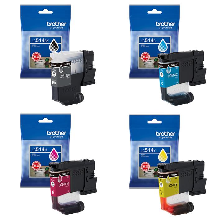 ブラザー工業 【セット】ブラザー 純正 LC514 インクカートリッジ
