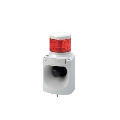 贈り物 パトライト LED積層信号灯付き電子音報知器 赤 LKEH-120FA-R その他DIY、業務、産業用品