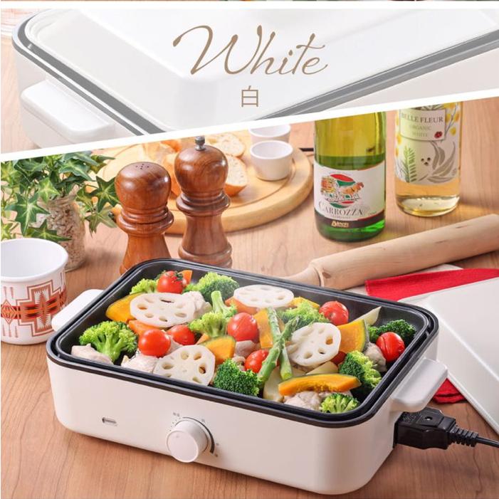 MAXZEN（マクスゼン） マルチホットプレート 2〜3人用 平面プレート