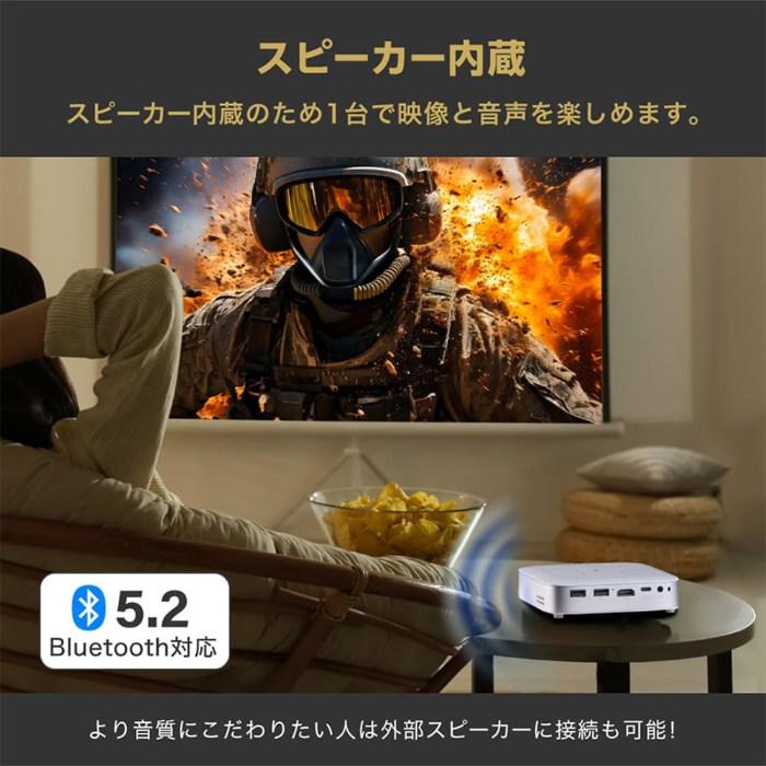 MAXZEN（マクスゼン） ポータブル プロジェクター 100ANSIルーメン DLP