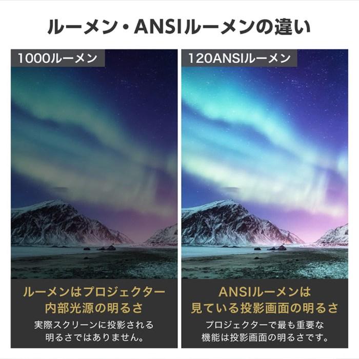 マクスゼン ポータブル プロジェクター 120ANSIルーメン DLP方式 ポータブルスマートプロジェクター 7000mAh MP-D12HC-WH ホワイト_16