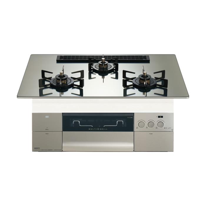 ノーリツ（NORITZ） 都市ガス用 75cm天板ビルトインコンロ PROGRE S
