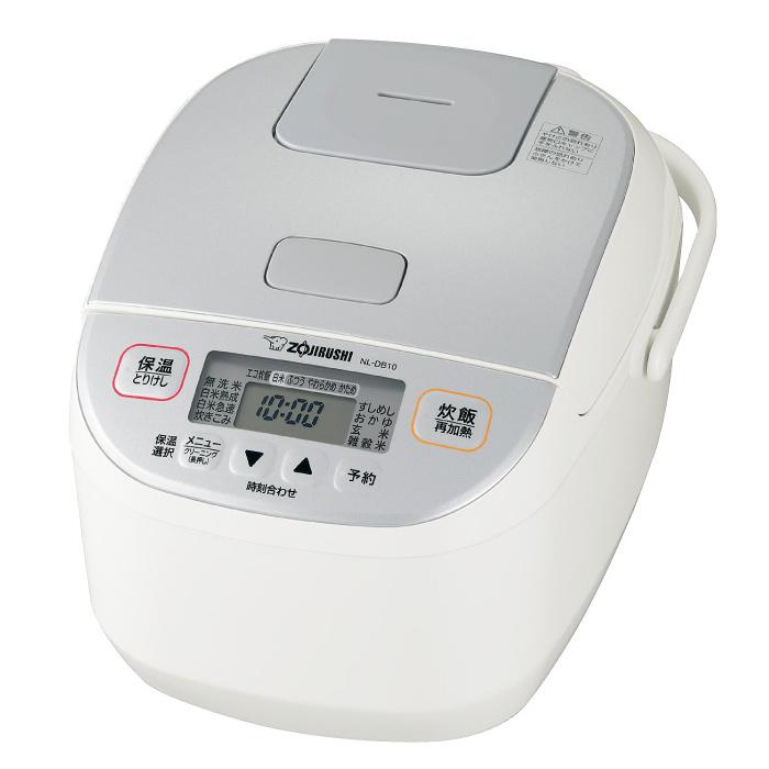 象印 マイコン炊飯ジャー 5.5合 ホワイト NL-DB10-WA 極め炊き 象印 炊飯器 5.5合 マイコン炊飯ジャー NL-DB10-WA ホワイト