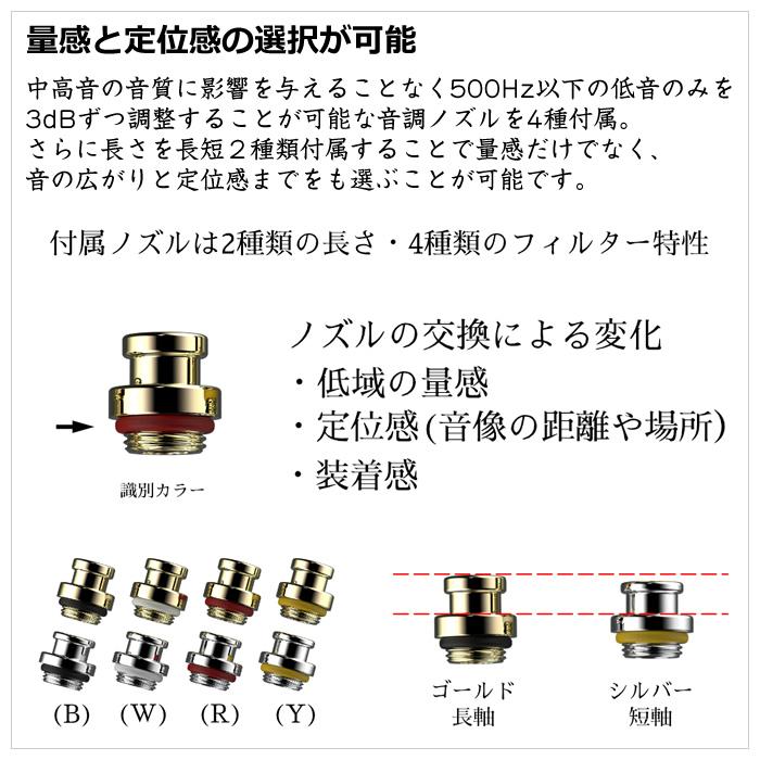 NUARL Overture HDSS Hi-Res Stereo Earphones 有線イヤホン NOE-SV ステンレスシルバー｜pc-akindo-y｜06