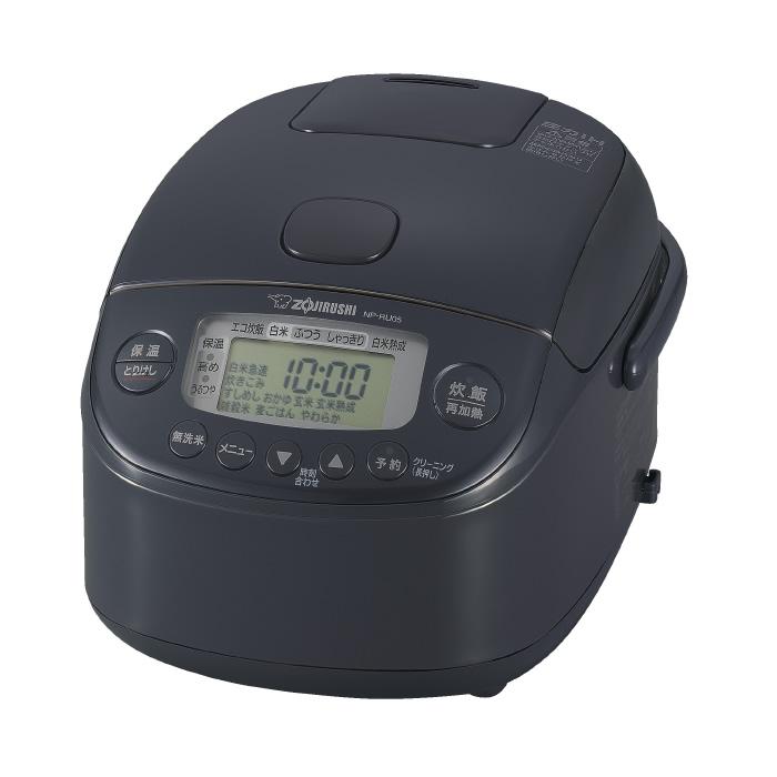 極め炊き 象印 3合炊き 炊飯器 圧力IH炊飯ジャー NP-RU05-BZ スレート