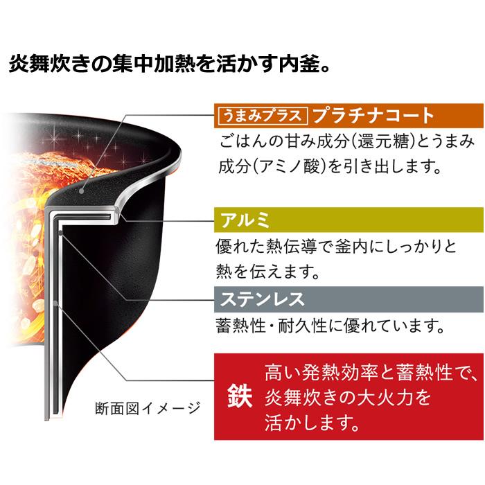 炎舞炊き 象印 1升炊き 炊飯器 圧力IH炊飯ジャー NW-PT型 18サイズ NW