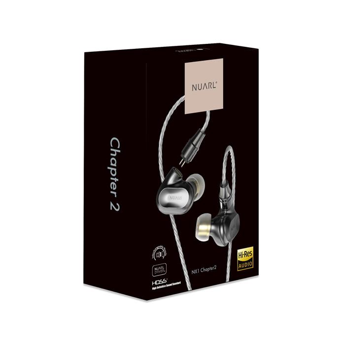 NUARL（ヌアール） NUARL NX1 Chapter2 HDSS Hi-Res Stereo Earphone