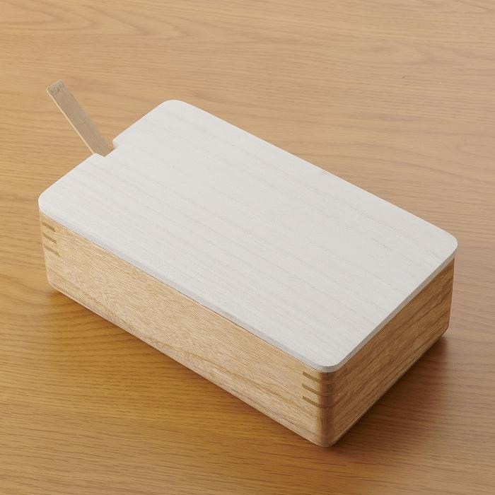 OSMAC kirisai ごはん おひつ 桐製 桐のレンジでお櫃 しゃもじ付き OSG