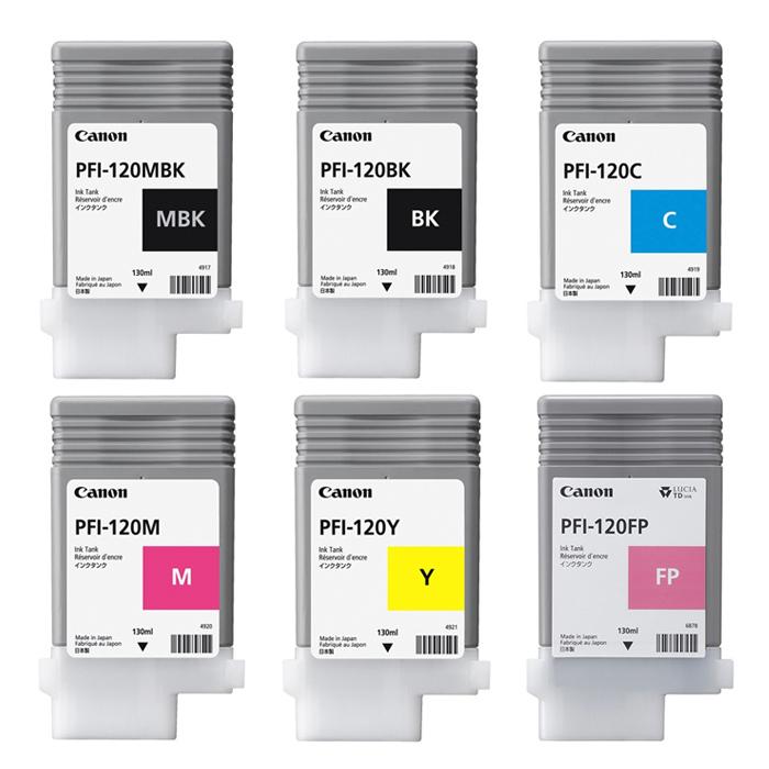 Canon 純正カートリッジ　PFI-120全色セット　インク　トナー Canon 純正カートリッジ PFI-120全色セット インク トナー