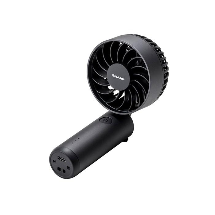新品未使用】SHARP PJ-HS01-B ハンディファン ブラック SHARP