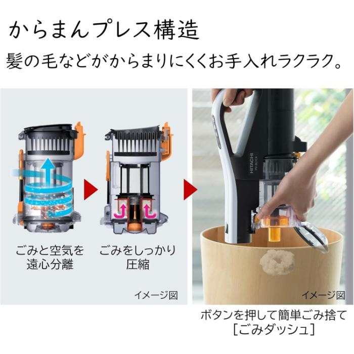 日立（HITACHI） 掃除機 サイクロン式 コードレススティッククリーナー