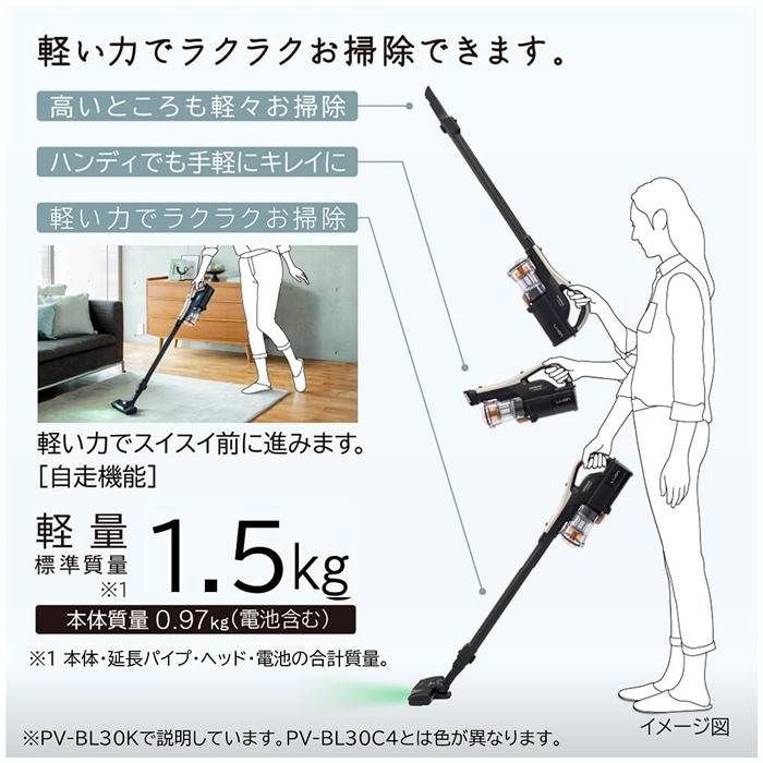 日立 掃除機 コードレス スティッククリーナー PV-BL30C4-W 日立 掃除機 コードレス スティッククリーナー PV-BL30C4-W