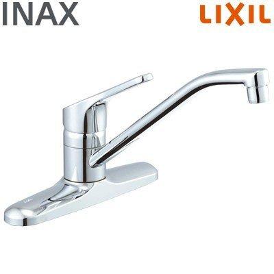LIXIL(リクシル) INAX キッチン用 台付 シングルレバー2ホールキッチン水栓 泡沫 取付ピッチ203mm 吐水口長さ260mm 取付穴径22~26mm RSF-551 wgteh8f LIXIL(リクシル) INAX キッチン用 台付 シングルレバー2ホールキッチン