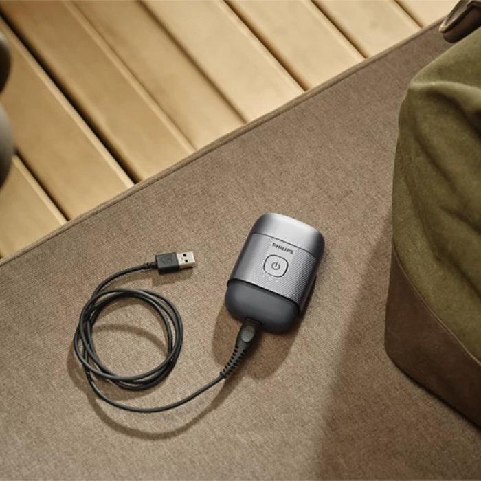 フィリップス コンパクトシェーバー Philips Shaver 500 Series S592/05 回転式シェーバー S592-05 メタリックダークグレー | Philips | 05