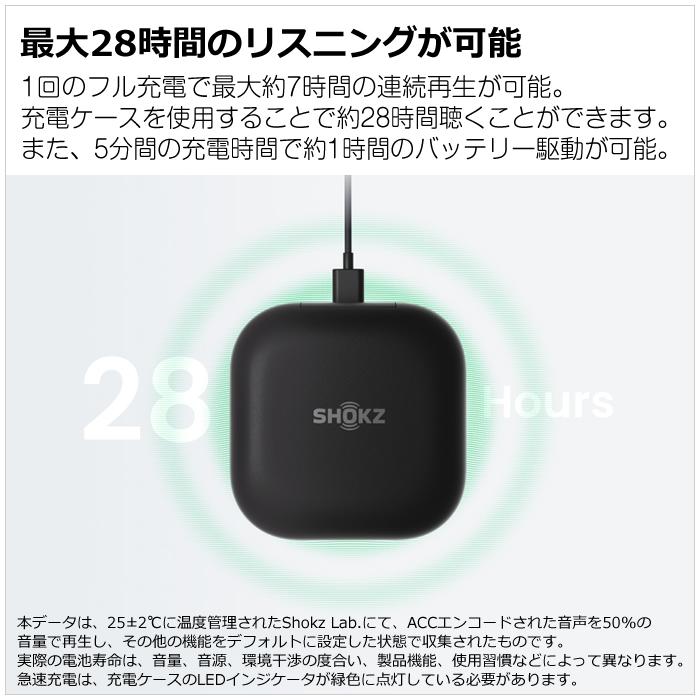Shokz 完全ワイヤレスイヤホン OPENFIT オープンイヤー型 Shokz 完全ワイヤレスイヤホン OPENFIT オープンイヤー型