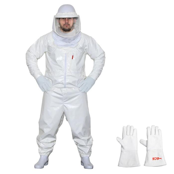 ラプター蜂駆除防護服PRO GALE V-2200 正規販売店 蜂防護服 ラプターPRO GALE V-2200 蜂防護手袋 V-5 セット
