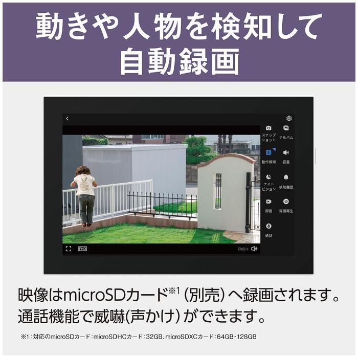 Panasonic（パナソニック） 防犯カメラ モニター付き屋外カメラ VL