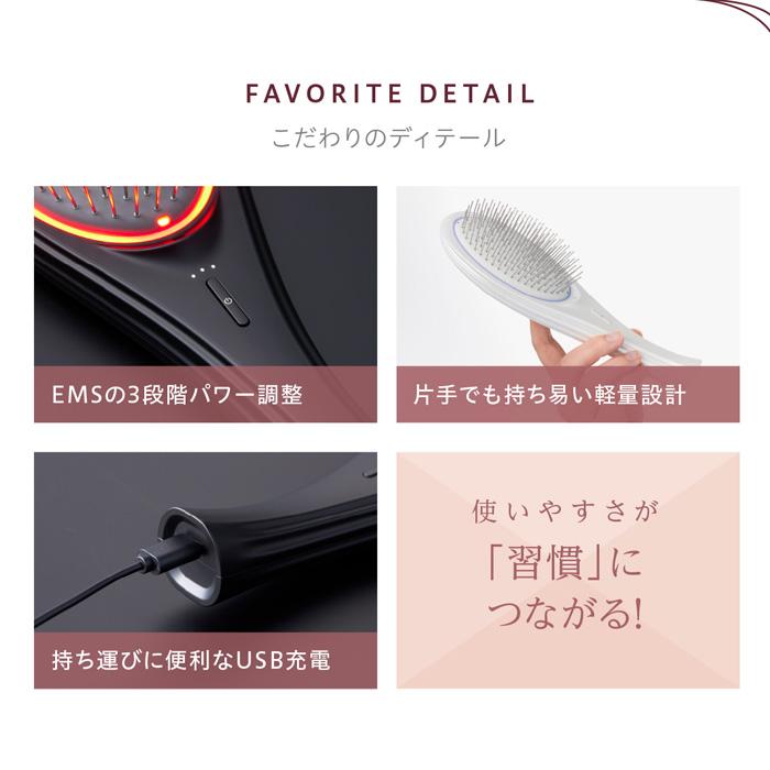 WAVEWAVE WAVEWAVE EMS Brush Air EMS搭載 クッションブラシ WH41-01