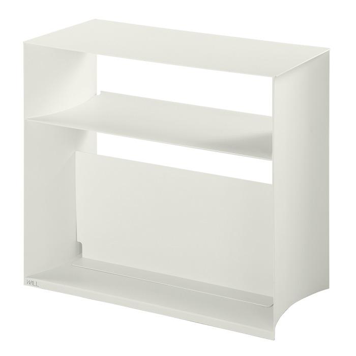 WALLデバイスワゴン A2対応 スチール製 WALLシリーズ WLAS95SW サテンホワイト 白 マストバイ wlas95sw