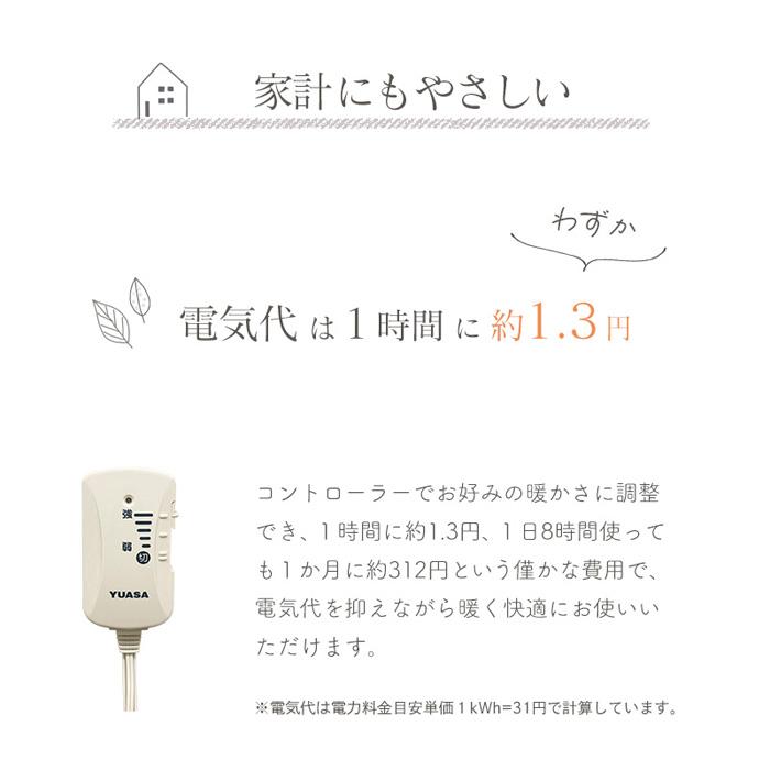 ユアサプライムス 電気毛布 あったかポケット暖 YYB-P55E-C モカ YUASA