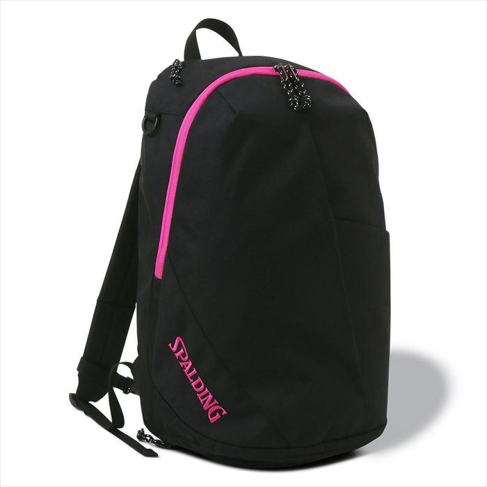 正規販売店 スポルディング ヴァーシティ ブラック×マゼンタ 50-022MG ブラック×マゼンタ バスケットボール リュック SPALDING（スポルディング） 正規販売店 ヴァーシティ ブラック
