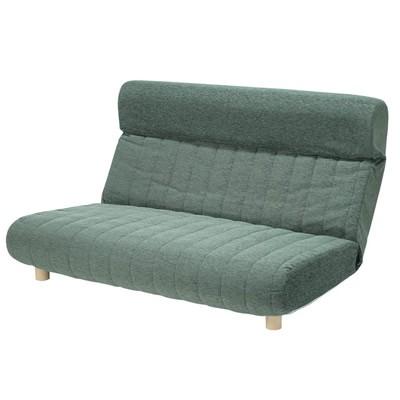 MUSTBUY 低反発ハイバックローソファー ファビオ 2人掛け 71500023-GN