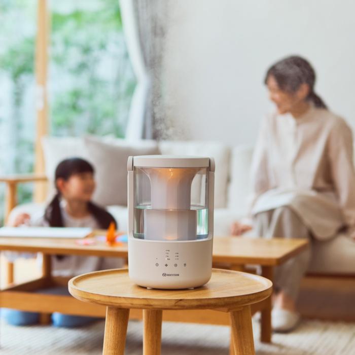 RHYTHM リズム 超音波式 加湿器 2L MIST250 ライトグレー 9YYA64RH08