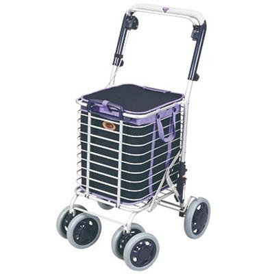 ユーバ産業 ショッピングカー アルミ製ワイヤーカート A-0245M 